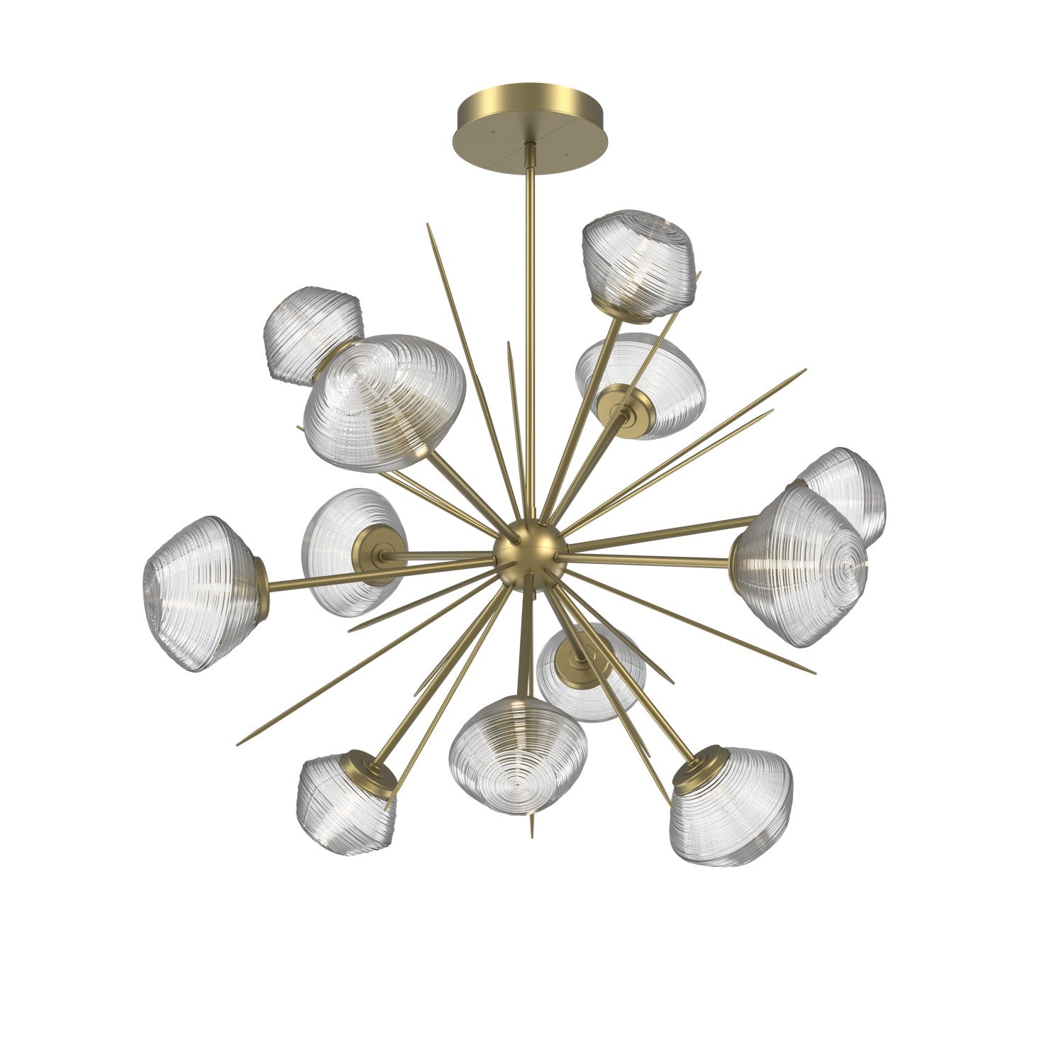 Hammerton Studio - CHB0089-0B-GB-C-001-L1 - LED Chandelier - Mesa - Gilded Brass