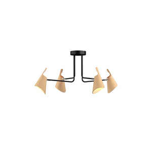 Accord Lighting - 5105.48 - Four Light Ceiling Mount - Balance - Organic Cappuccino