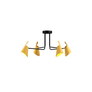 Accord Lighting - 5105.49 - Four Light Ceiling Mount - Balance - Organic Gold