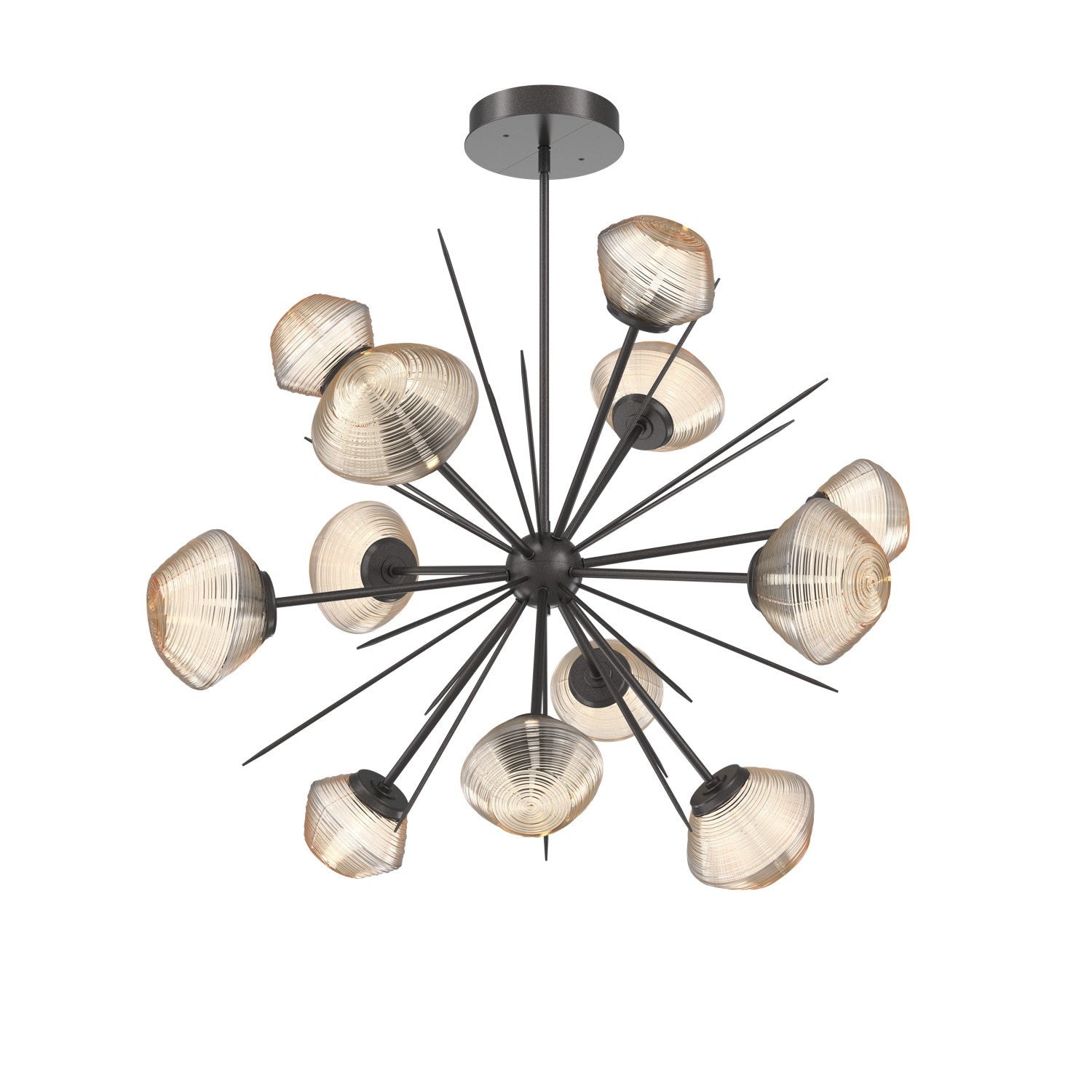 Hammerton Studio - CHB0089-0B-GP-A-001-L1 - LED Chandelier - Mesa - Graphite