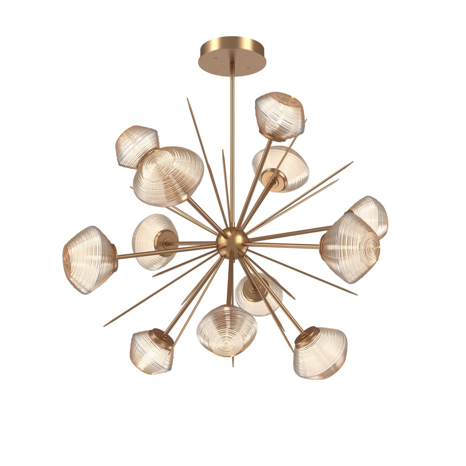 Hammerton Studio - CHB0089-0B-NB-A-001-L1 - LED Chandelier - Mesa - Novel Brass