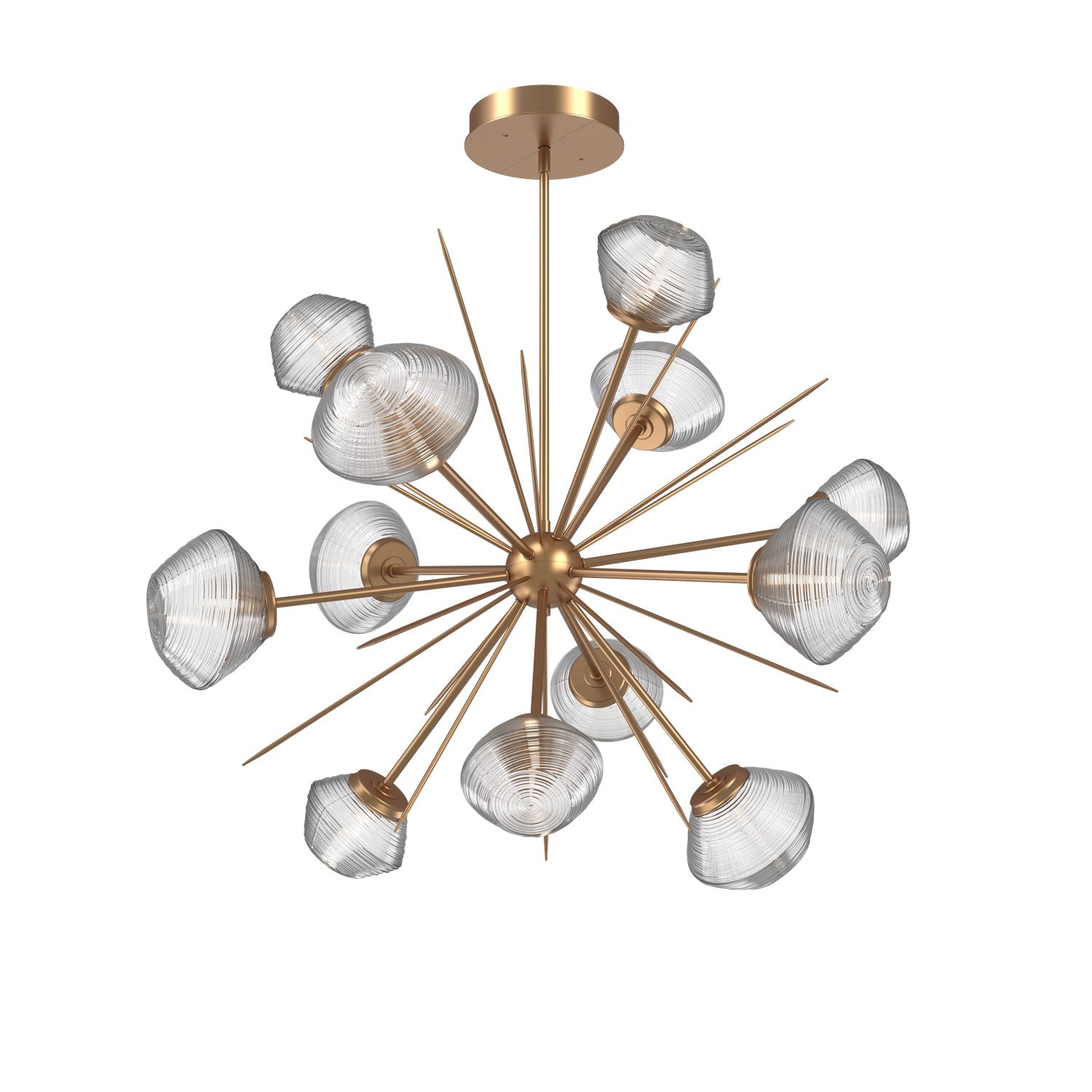 Hammerton Studio - CHB0089-0B-NB-C-001-L1 - LED Chandelier - Mesa - Novel Brass