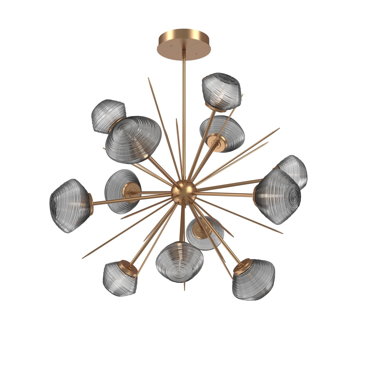 Hammerton Studio - CHB0089-0B-NB-S-001-L1 - LED Chandelier - Mesa - Novel Brass