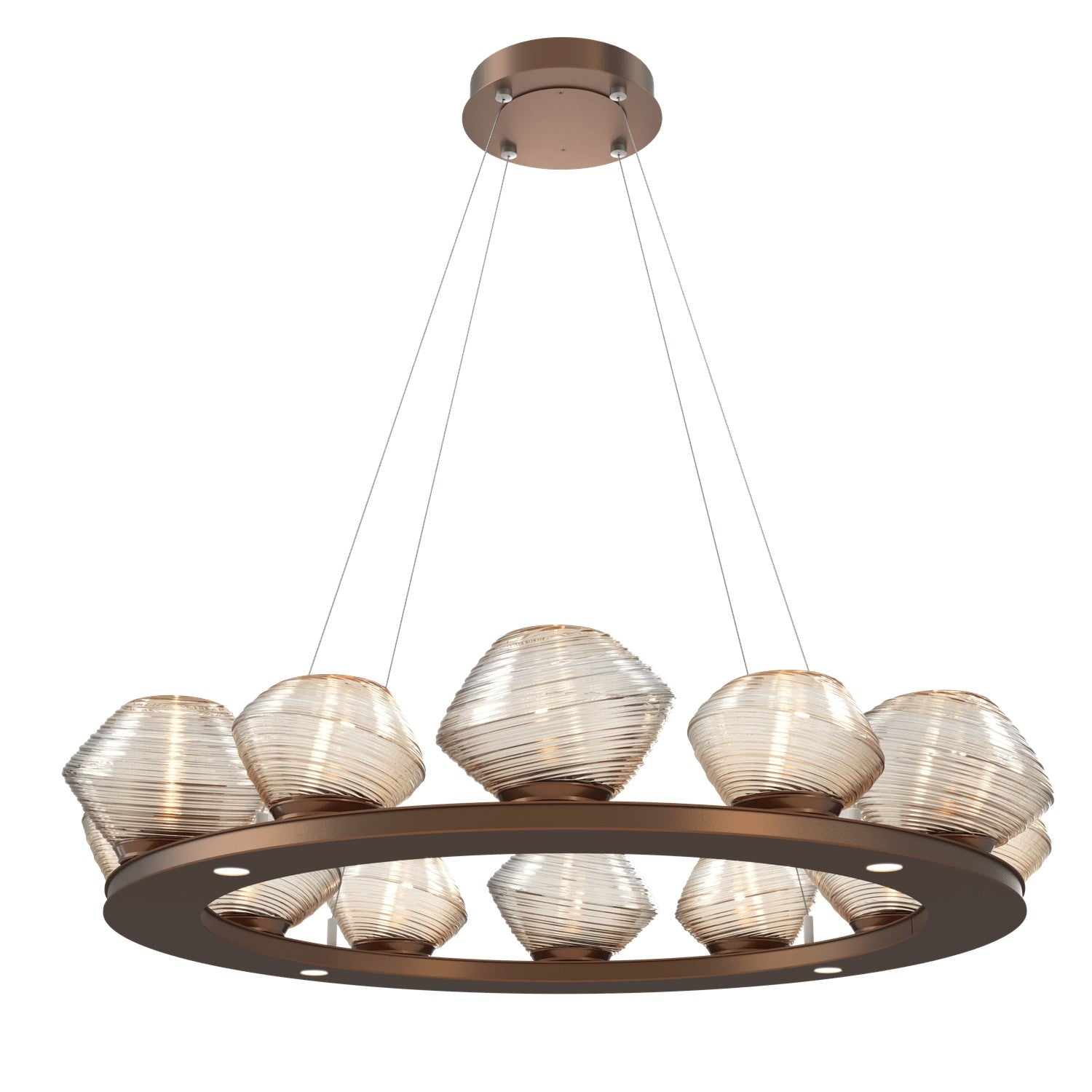 Hammerton Studio - CHB0089-0C-BB-A-CA1-L3 - LED Chandelier - Mesa - Burnished Bronze