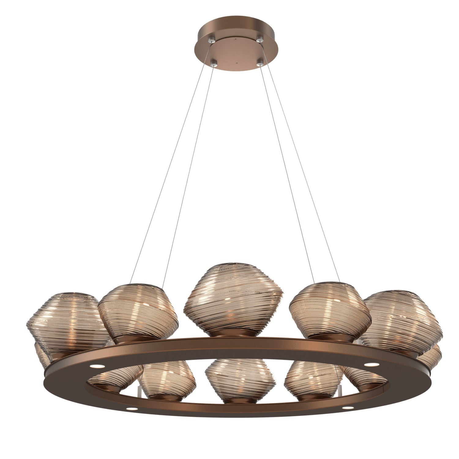 Hammerton Studio - CHB0089-0C-BB-B-CA1-L3 - LED Chandelier - Mesa - Burnished Bronze