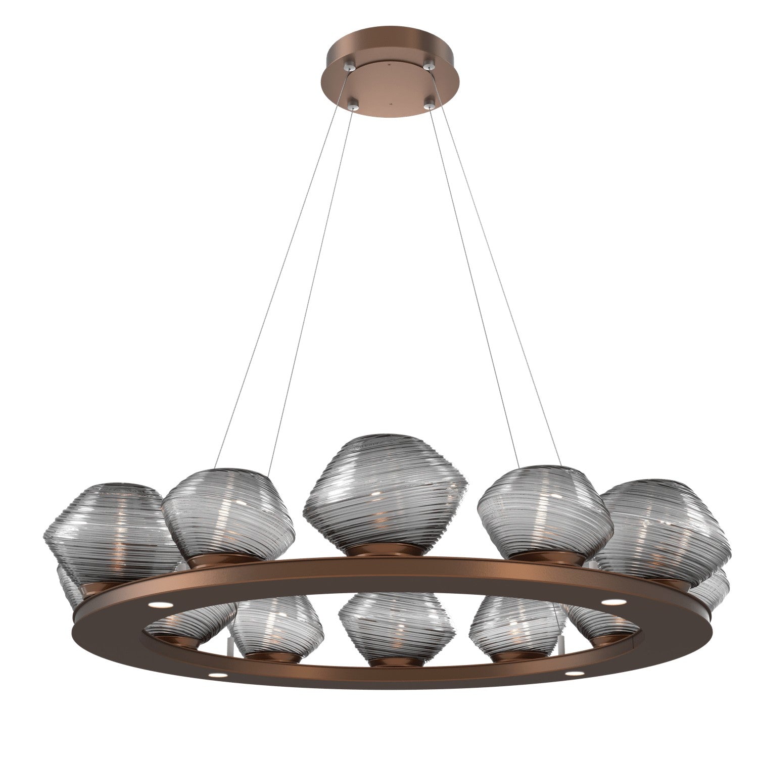 Hammerton Studio - CHB0089-0C-BB-S-CA1-L1 - LED Chandelier - Mesa - Burnished Bronze