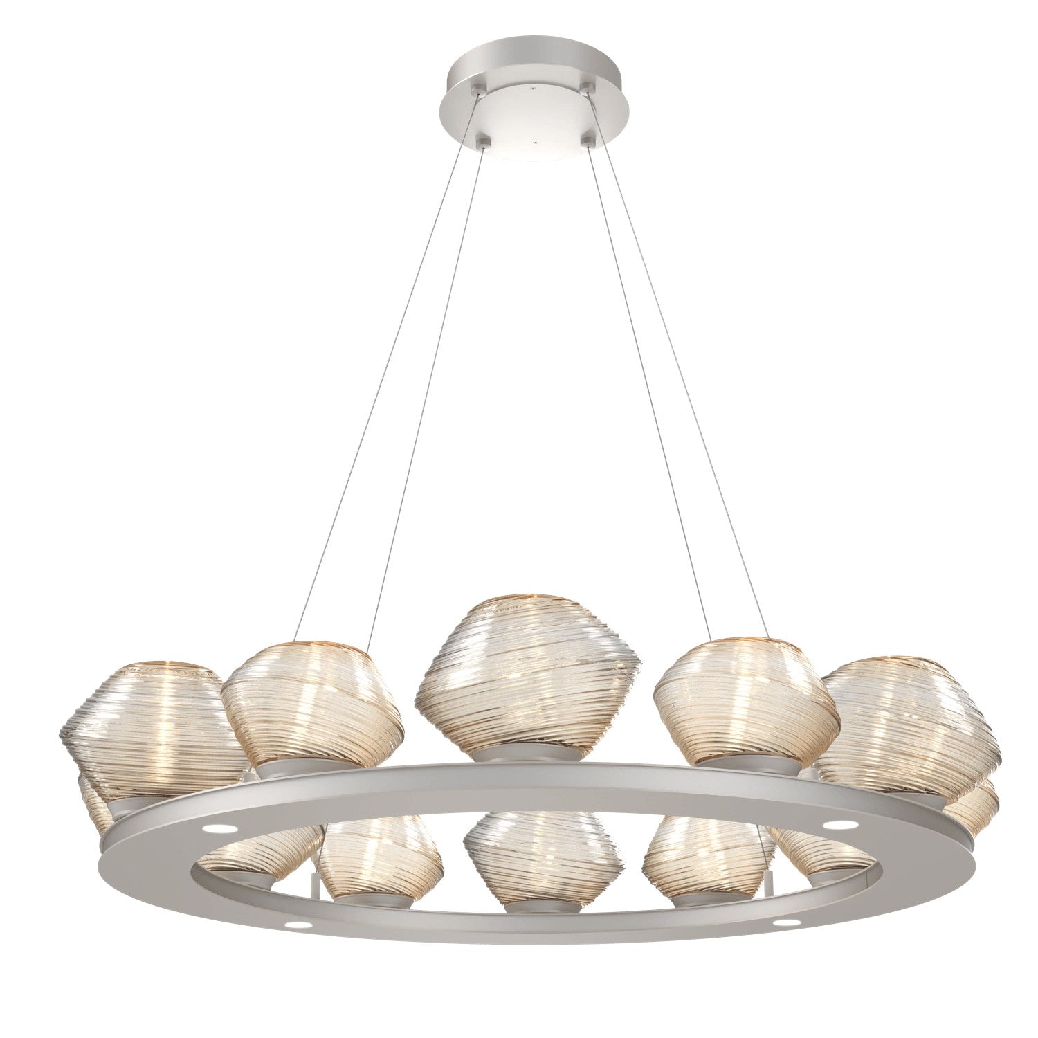 Hammerton Studio - CHB0089-0C-BS-A-CA1-L1 - LED Chandelier - Mesa - Beige Silver