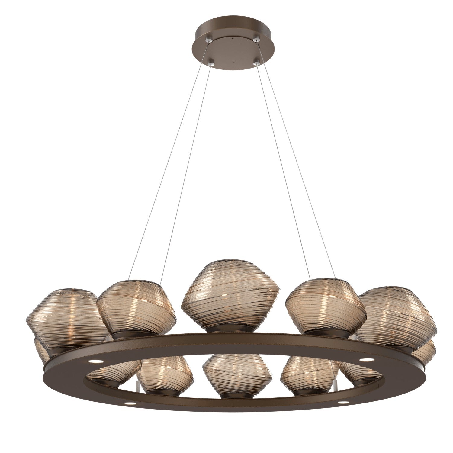 Hammerton Studio - CHB0089-0C-FB-B-CA1-L3 - LED Chandelier - Mesa - Flat Bronze