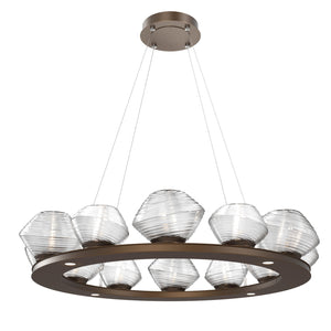 Hammerton Studio - CHB0089-0C-FB-C-CA1-L1 - LED Chandelier - Mesa - Flat Bronze