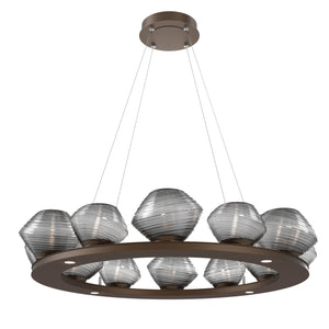 Hammerton Studio - CHB0089-0C-FB-S-CA1-L1 - LED Chandelier - Mesa - Flat Bronze