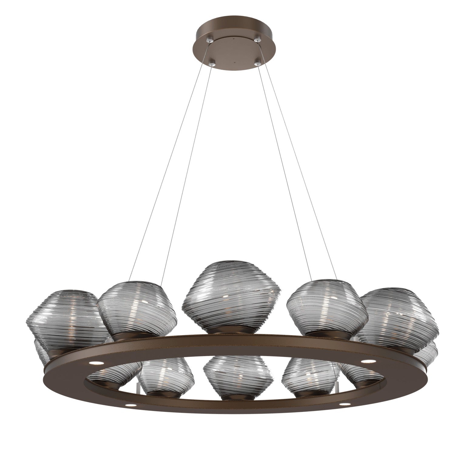 Hammerton Studio - CHB0089-0C-FB-S-CA1-L3 - LED Chandelier - Mesa - Flat Bronze