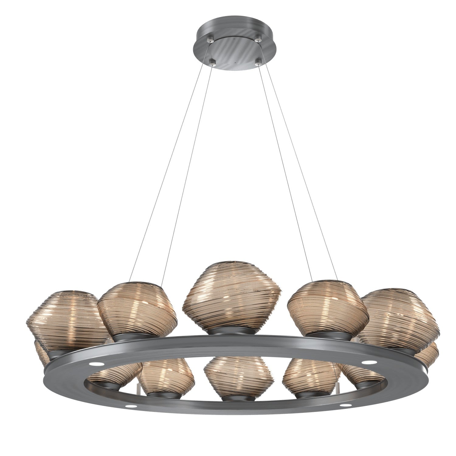 Hammerton Studio - CHB0089-0C-GM-B-CA1-L1 - LED Chandelier - Mesa - Gunmetal