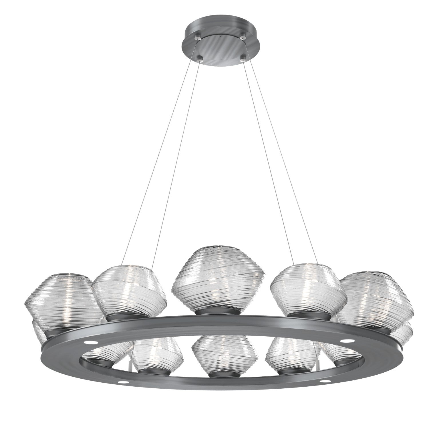 Hammerton Studio - CHB0089-0C-GM-C-CA1-L1 - LED Chandelier - Mesa - Gunmetal