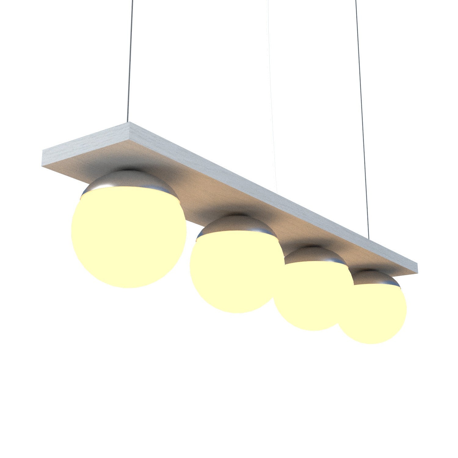 Accord Lighting - 623.47 - Four Light Pendant - Sfera - Organic White