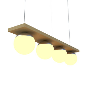 Accord Lighting - 623.49 - Four Light Pendant - Sfera - Organic Gold