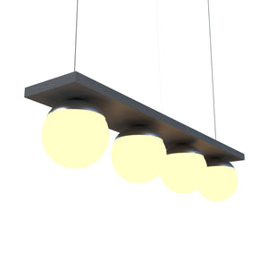 Accord Lighting - 623.50 - Four Light Pendant - Sfera - Organic Grey