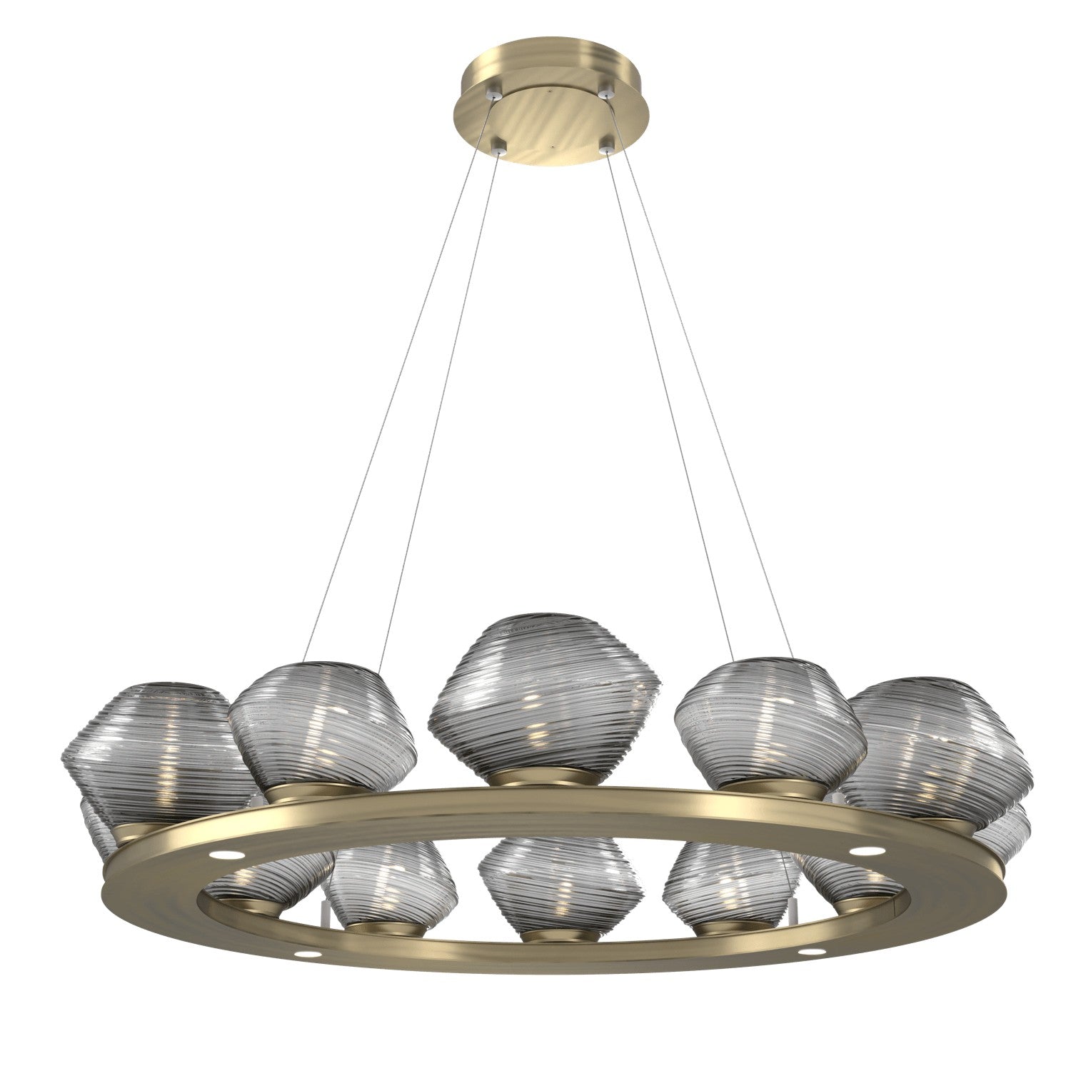 Hammerton Studio - CHB0089-0C-HB-S-CA1-L1 - LED Chandelier - Mesa - Heritage Brass