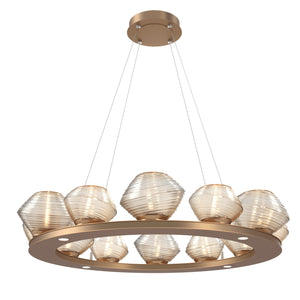 Hammerton Studio - CHB0089-0C-NB-A-CA1-L1 - LED Chandelier - Mesa - Novel Brass