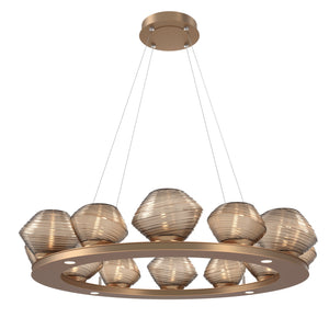 Hammerton Studio - CHB0089-0C-NB-B-CA1-L1 - LED Chandelier - Mesa - Novel Brass