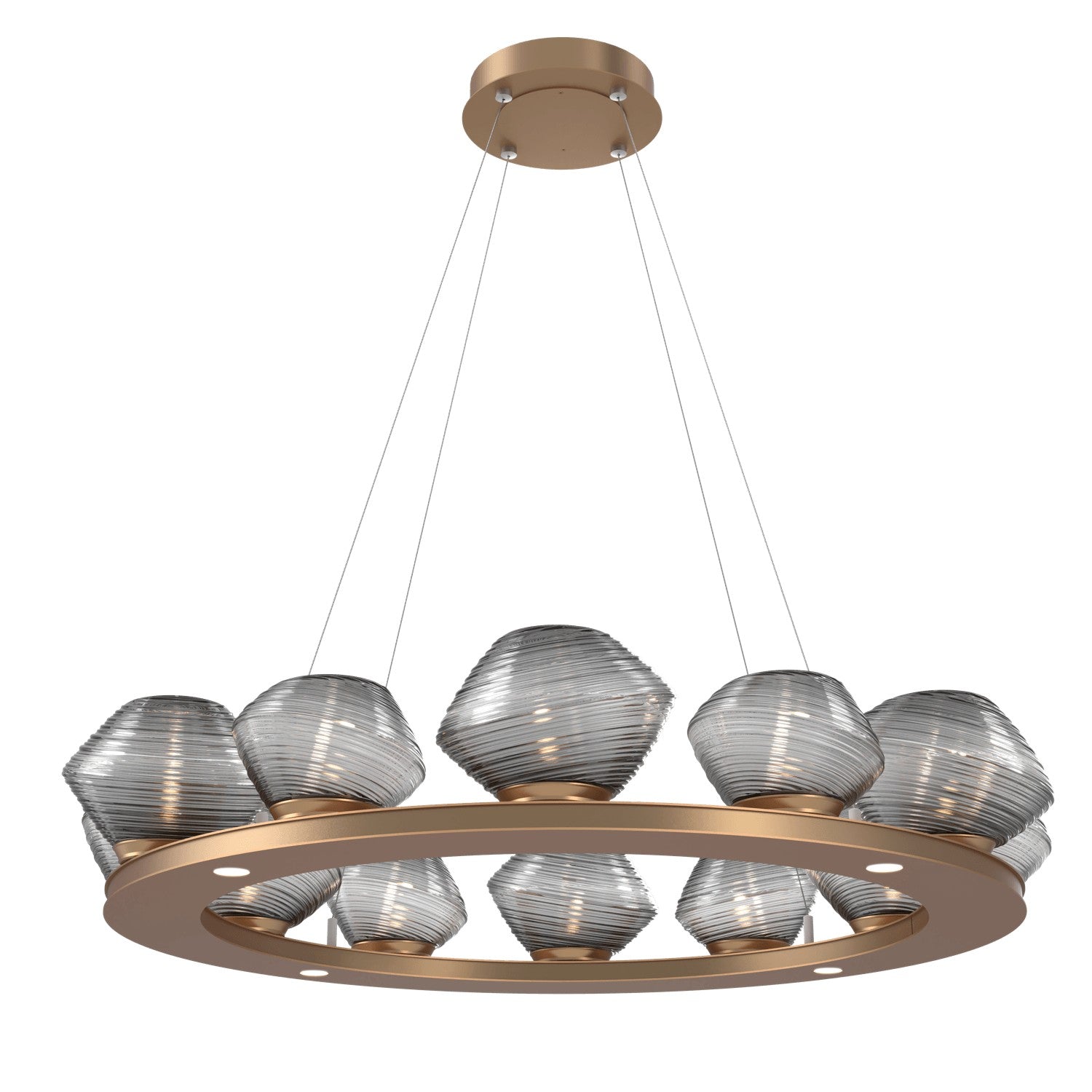 Hammerton Studio - CHB0089-0C-NB-S-CA1-L3 - LED Chandelier - Mesa - Novel Brass