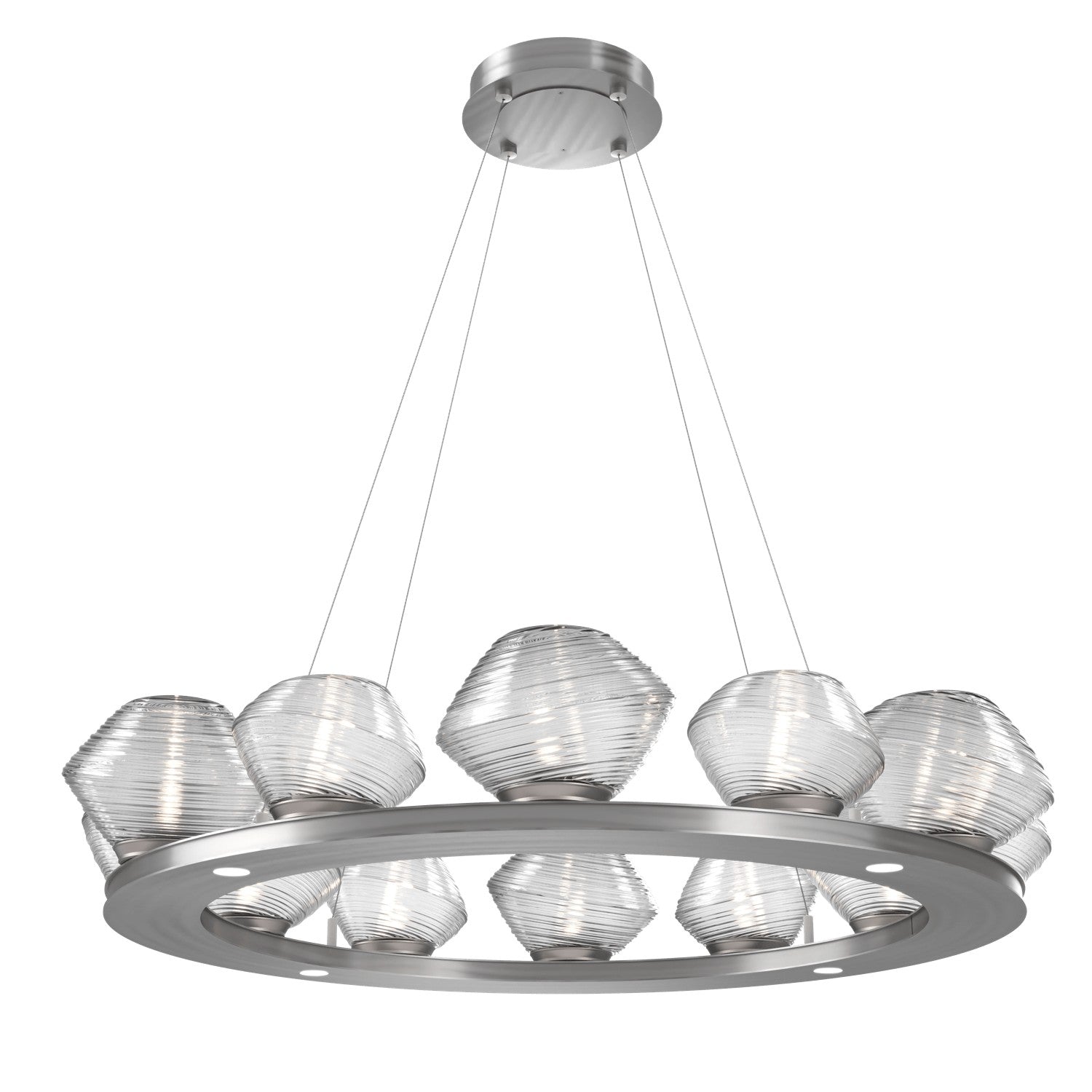 Hammerton Studio - CHB0089-0C-SN-C-CA1-L1 - LED Chandelier - Mesa - Satin Nickel