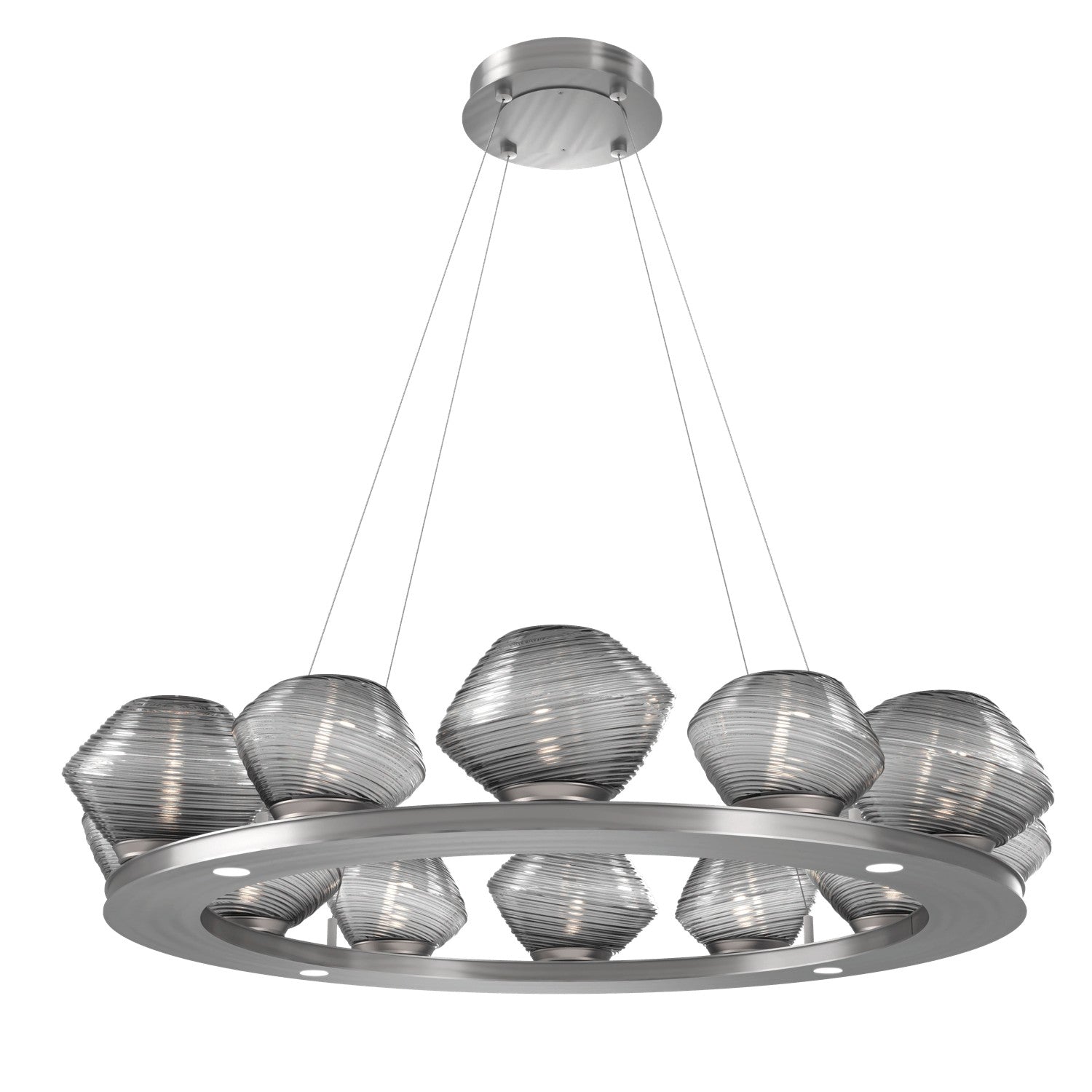 Hammerton Studio - CHB0089-0C-SN-S-CA1-L1 - LED Chandelier - Mesa - Satin Nickel