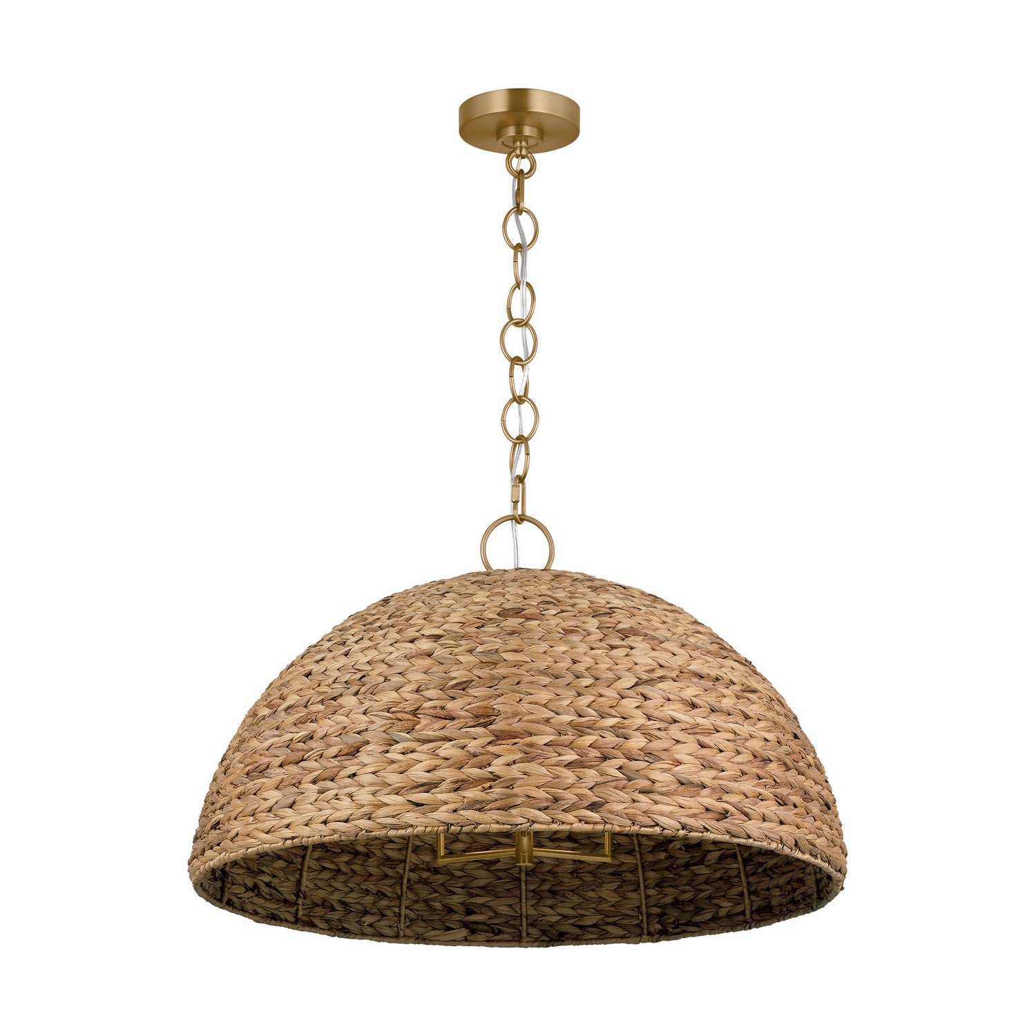 Visual Comfort Studio - EP1383BBS - Three Light Pendant - Cay - Burnished Brass