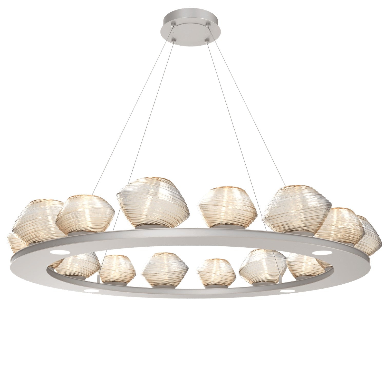 Hammerton Studio - CHB0089-0D-BS-A-CA1-L1 - LED Chandelier - Mesa - Beige Silver