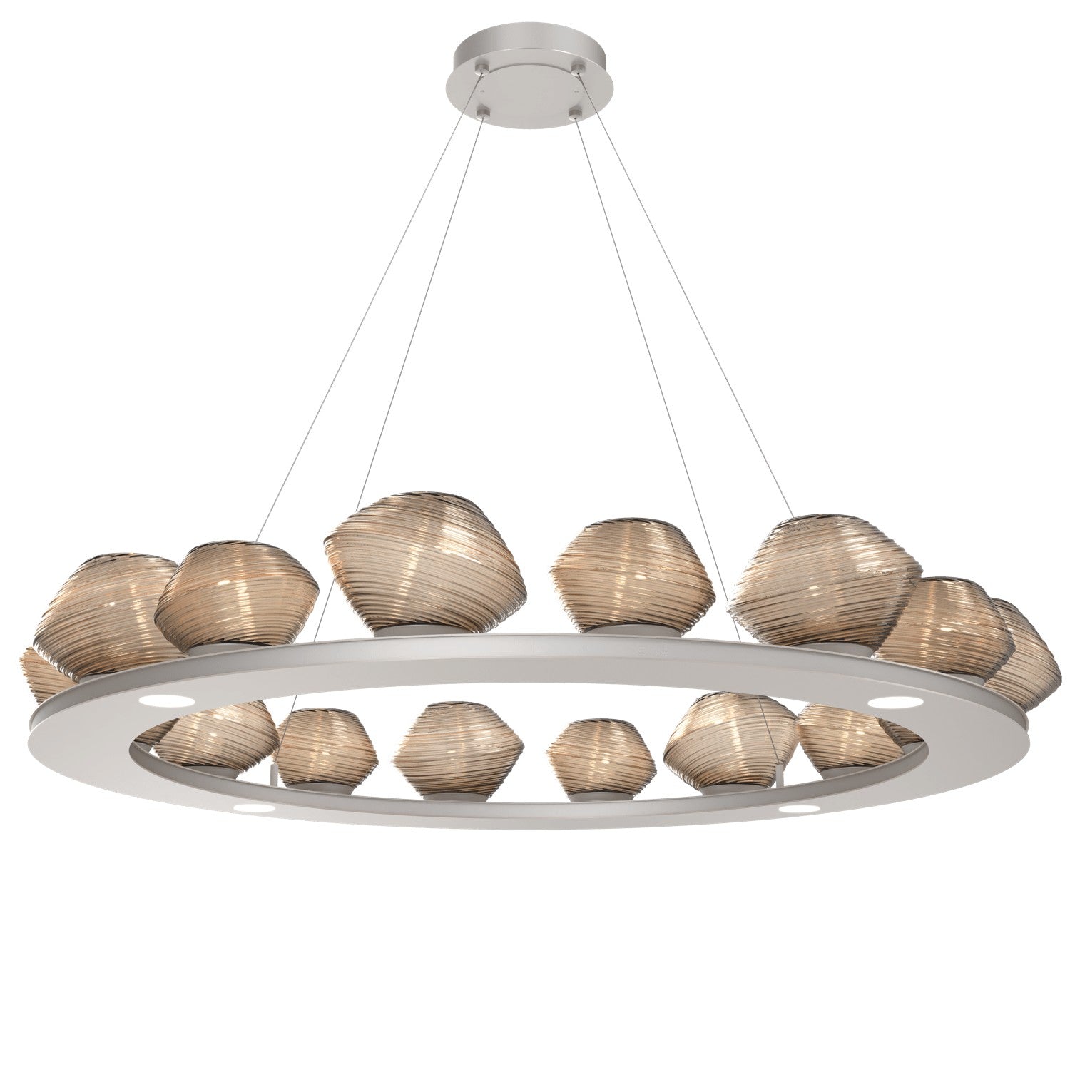 Hammerton Studio - CHB0089-0D-BS-B-CA1-L1 - LED Chandelier - Mesa - Beige Silver