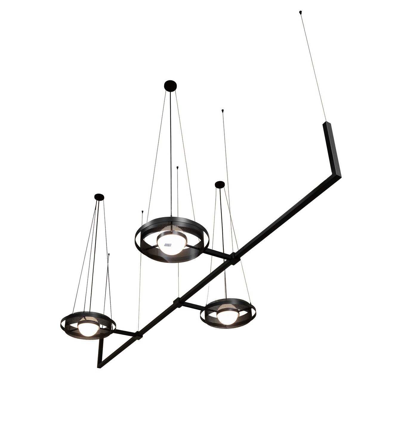 Meyda Tiffany - 252559 - LED Chandelier - Bola - Solar Black