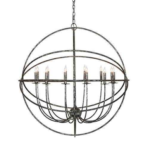 Meyda Tiffany - 256204 - 12 Light Chandelier - Atom Enerjisi - Gunmetal