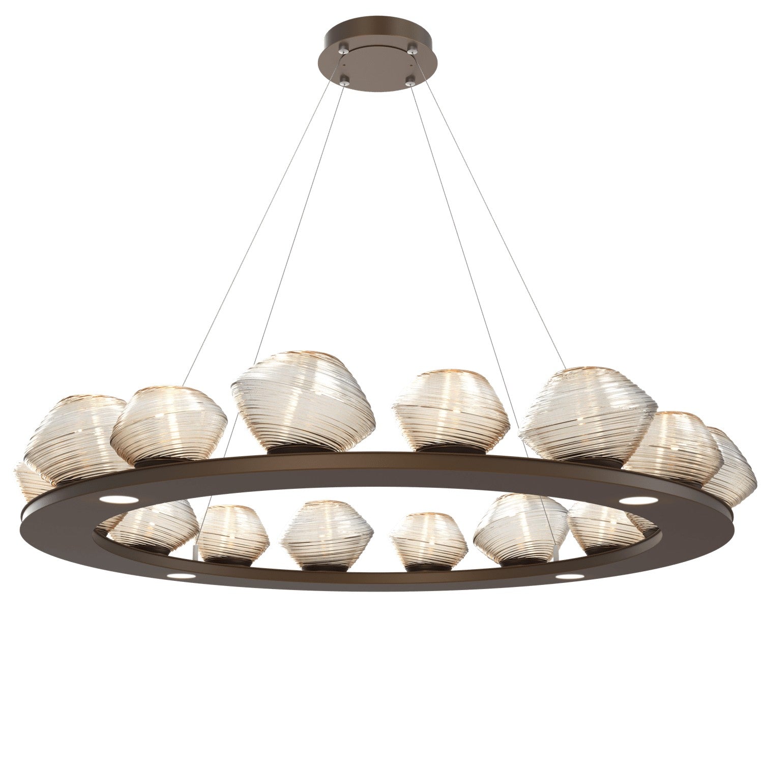 Hammerton Studio - CHB0089-0D-FB-A-CA1-L3 - LED Chandelier - Mesa - Flat Bronze