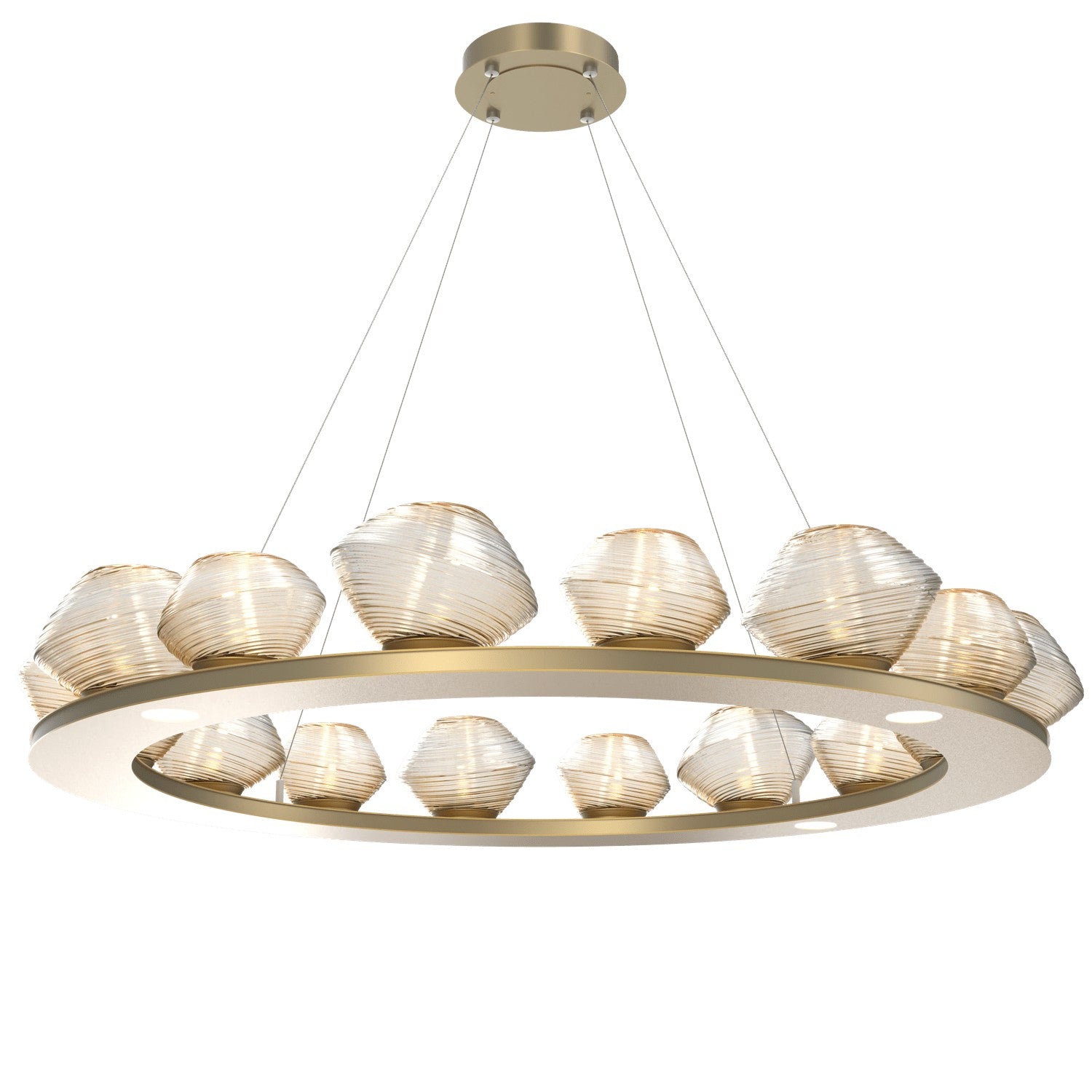 Hammerton Studio - CHB0089-0D-GB-A-CA1-L1 - LED Chandelier - Mesa - Gilded Brass