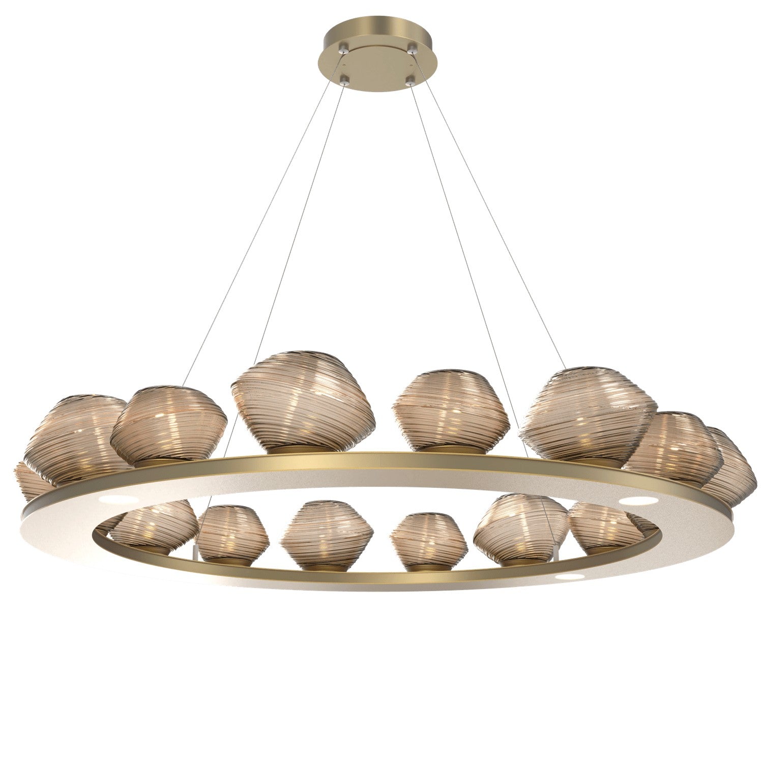 Hammerton Studio - CHB0089-0D-GB-B-CA1-L1 - LED Chandelier - Mesa - Gilded Brass