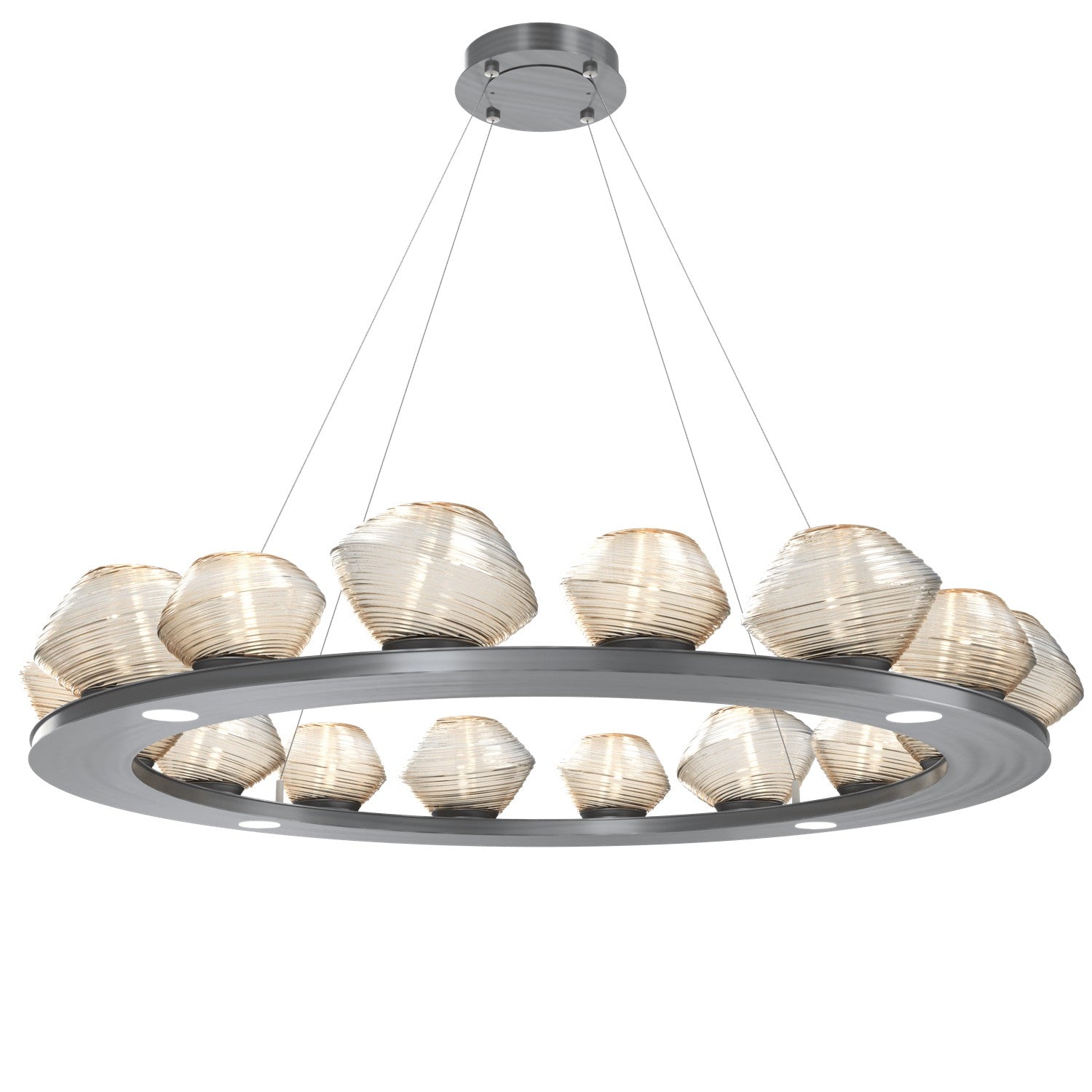 Hammerton Studio - CHB0089-0D-GM-A-CA1-L1 - LED Chandelier - Mesa - Gunmetal