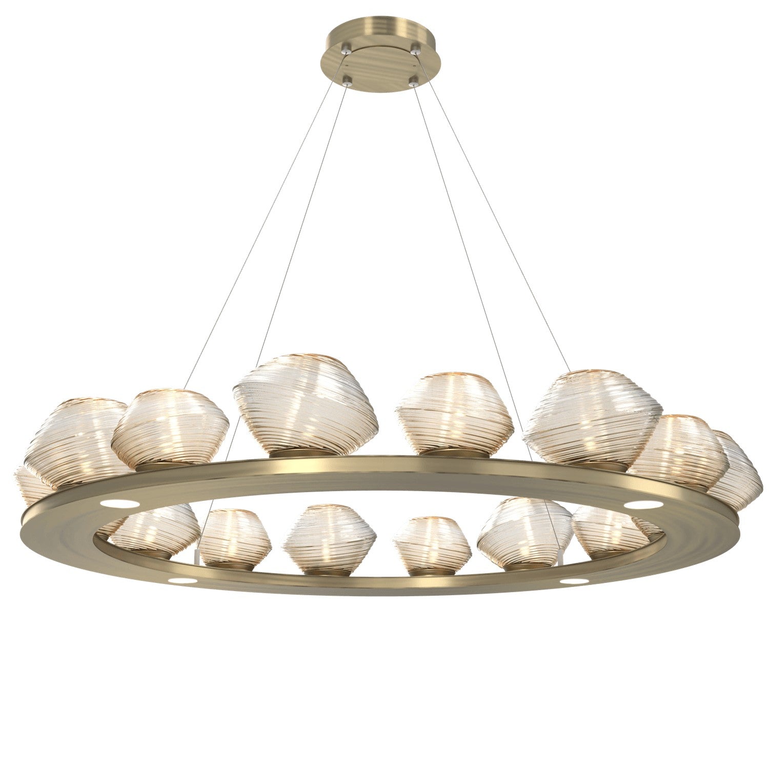 Hammerton Studio - CHB0089-0D-HB-A-CA1-L1 - LED Chandelier - Mesa - Heritage Brass