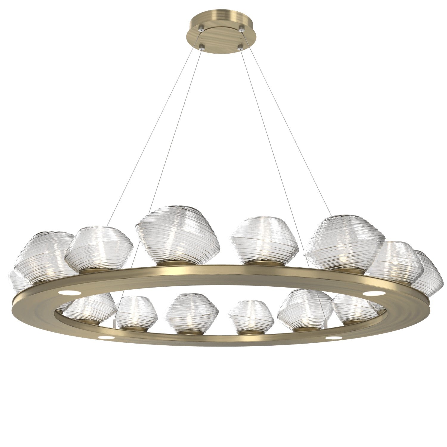 Hammerton Studio - CHB0089-0D-HB-C-CA1-L3 - LED Chandelier - Mesa - Heritage Brass