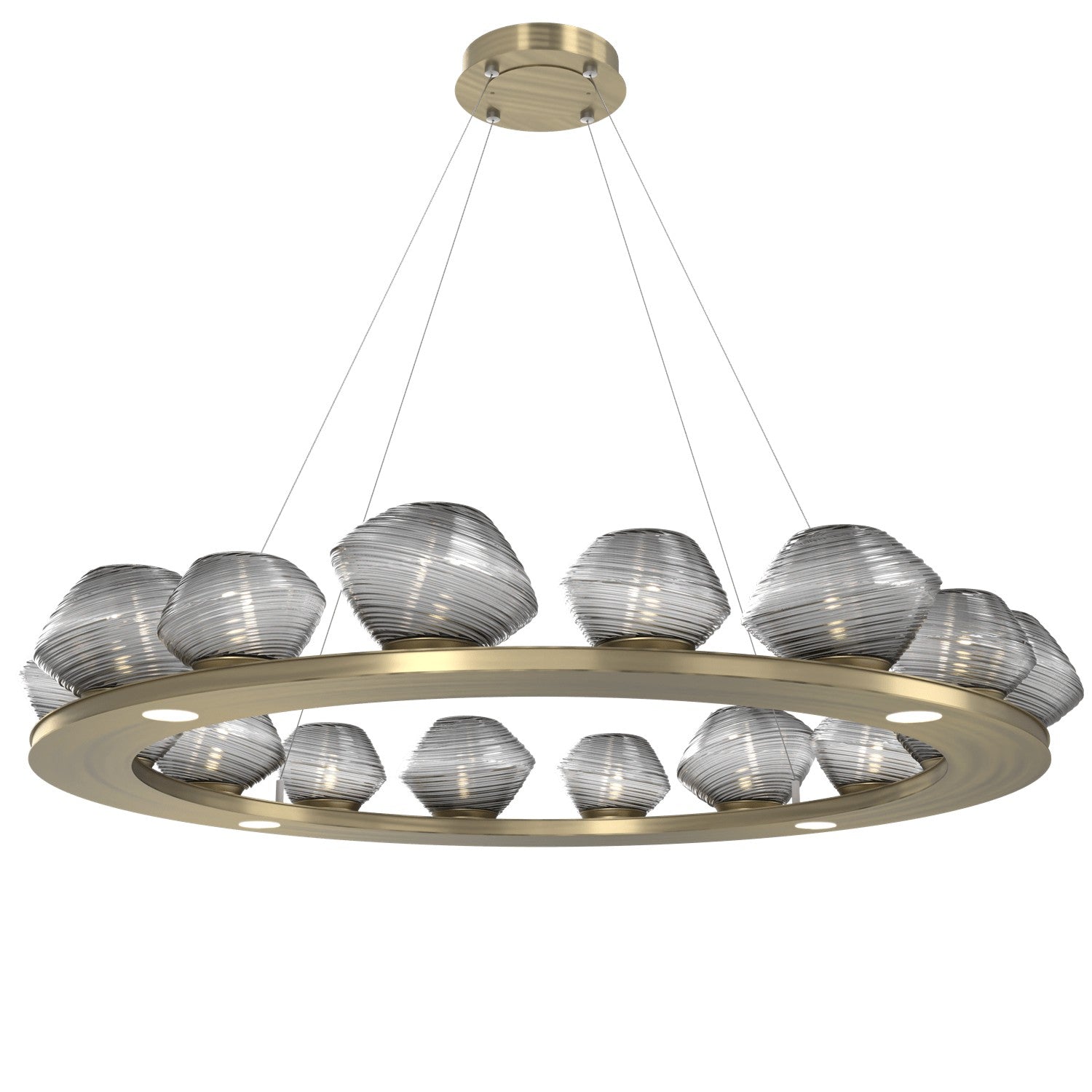 Hammerton Studio - CHB0089-0D-HB-S-CA1-L1 - LED Chandelier - Mesa - Heritage Brass