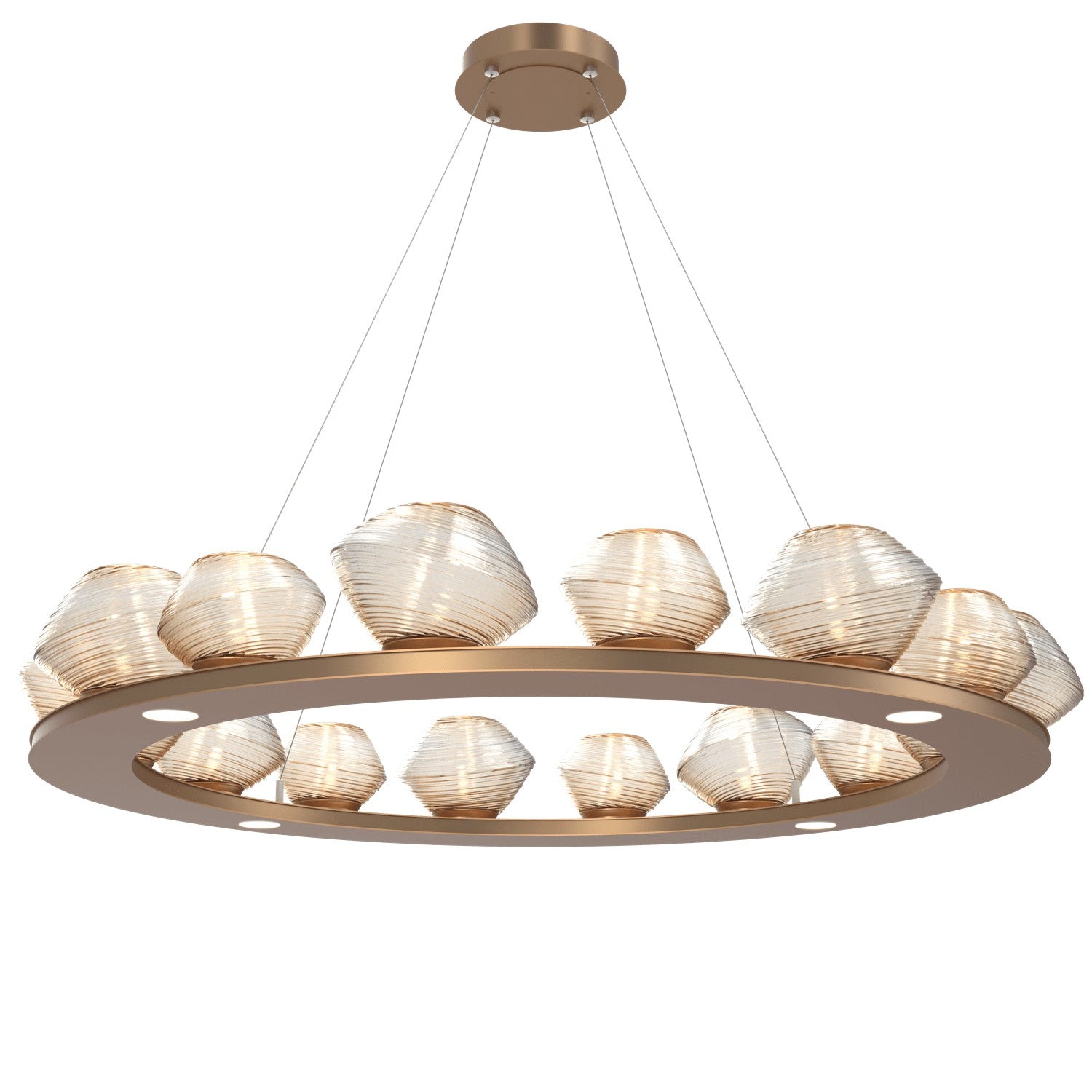 Hammerton Studio - CHB0089-0D-NB-A-CA1-L1 - LED Chandelier - Mesa - Novel Brass