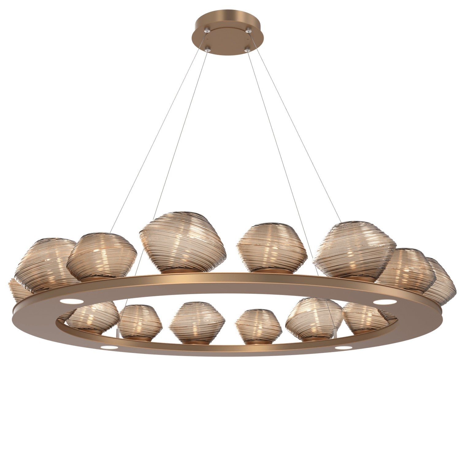 Hammerton Studio - CHB0089-0D-NB-B-CA1-L1 - LED Chandelier - Mesa - Novel Brass