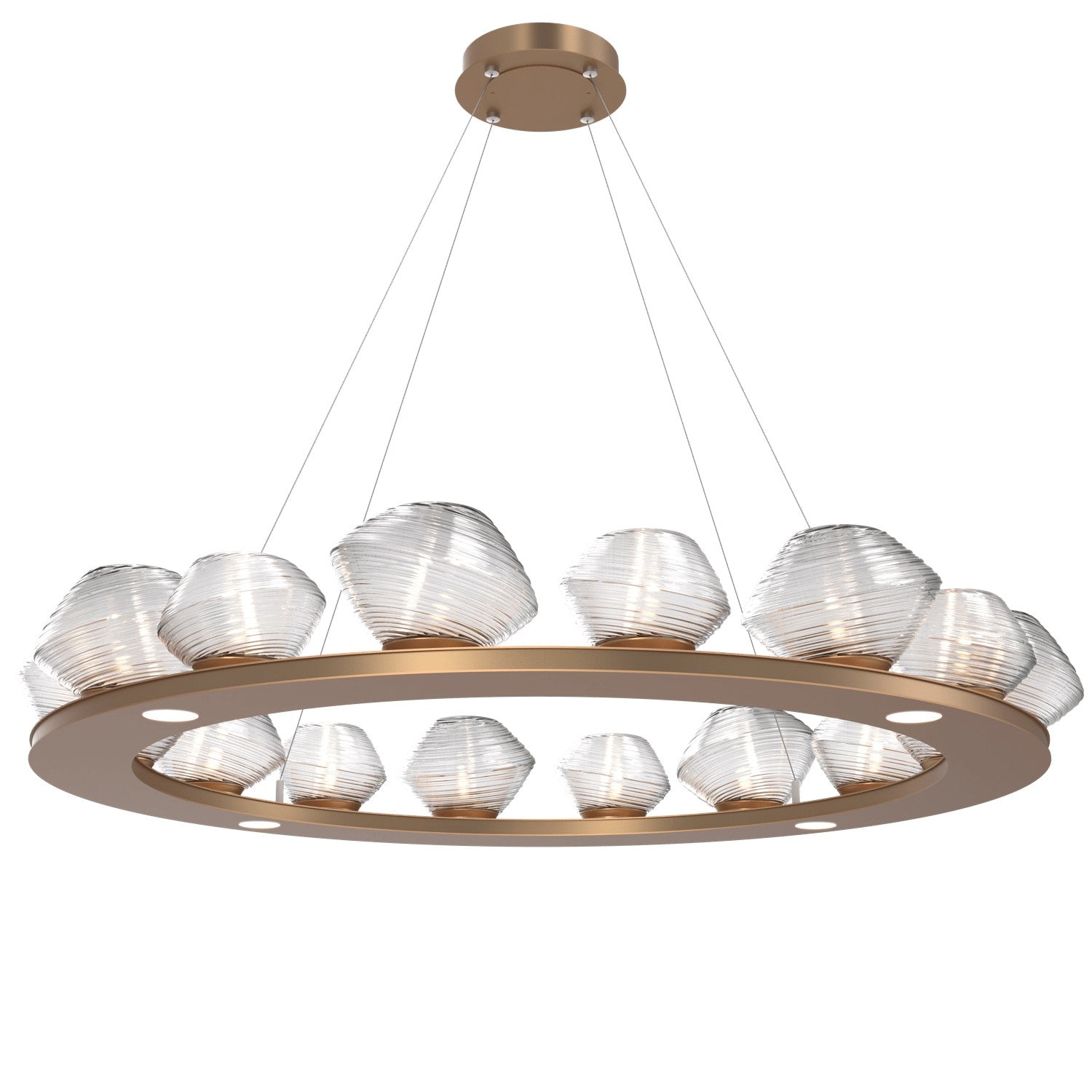 Hammerton Studio - CHB0089-0D-NB-C-CA1-L3 - LED Chandelier - Mesa - Novel Brass