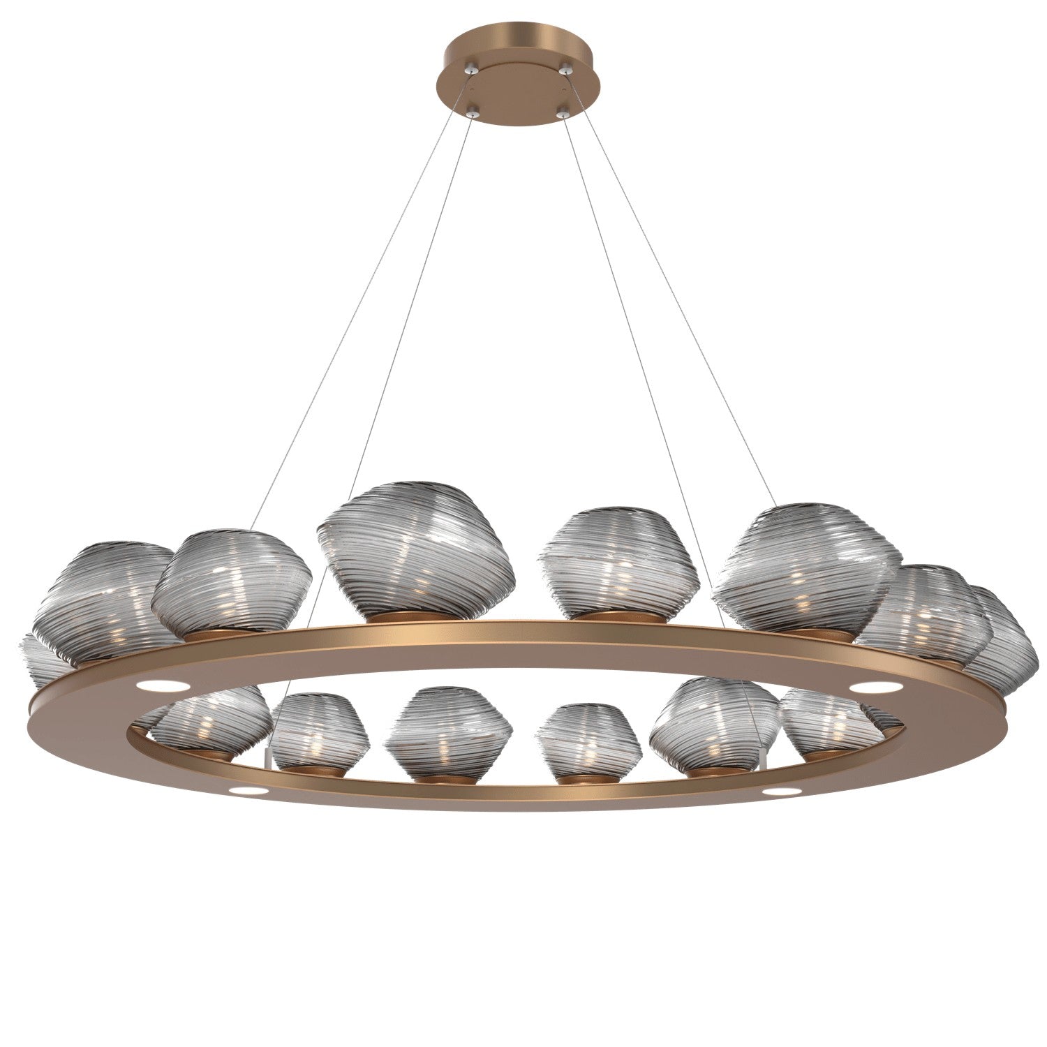 Hammerton Studio - CHB0089-0D-NB-S-CA1-L1 - LED Chandelier - Mesa - Novel Brass