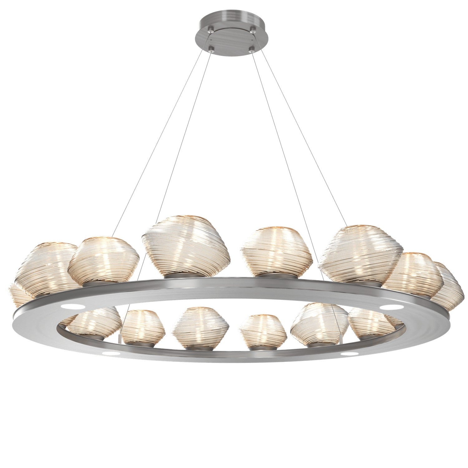 Hammerton Studio - CHB0089-0D-SN-A-CA1-L1 - LED Chandelier - Mesa - Satin Nickel