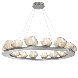 Hammerton Studio - CHB0089-0D-SN-A-CA1-L1 - LED Chandelier - Mesa - Satin Nickel