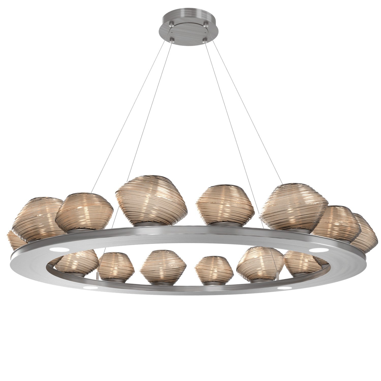 Hammerton Studio - CHB0089-0D-SN-B-CA1-L1 - LED Chandelier - Mesa - Satin Nickel