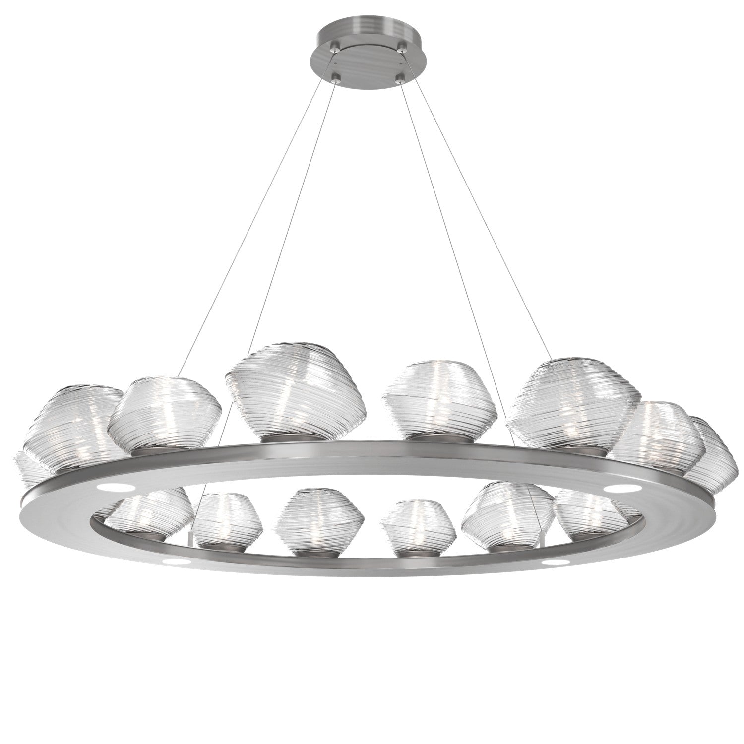 Hammerton Studio - CHB0089-0D-SN-C-CA1-L1 - LED Chandelier - Mesa - Satin Nickel