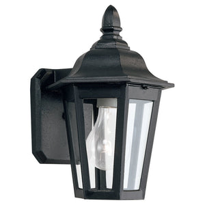 Generation Lighting. - 8822-12 - One Light Outdoor Wall Lantern - Brentwood - Black