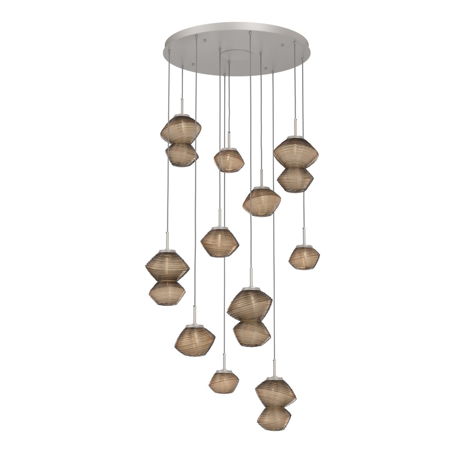 Hammerton Studio - CHB0089-11-BS-B-C01-L1 - LED Chandelier - Mesa - Beige Silver