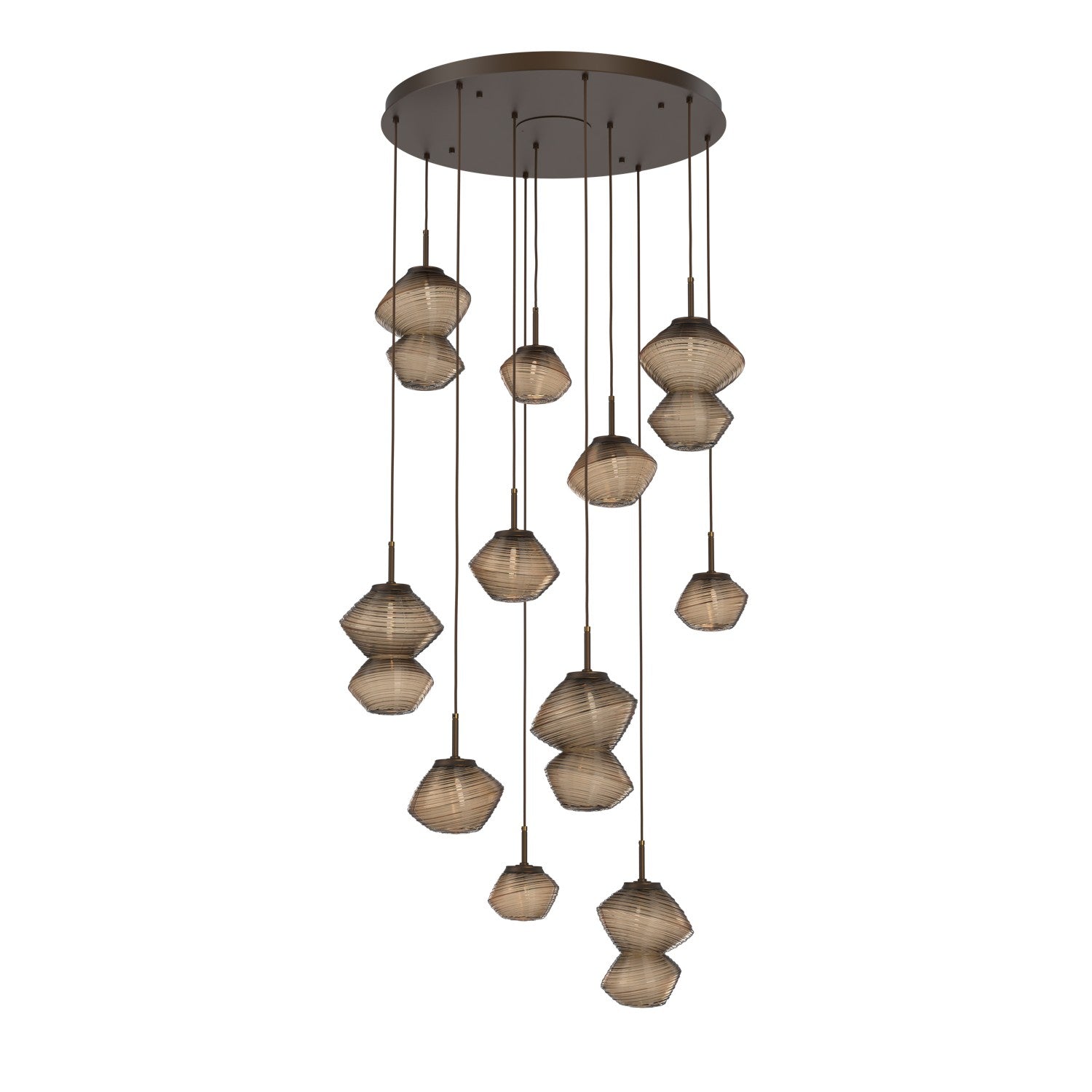 Hammerton Studio - CHB0089-11-FB-B-C01-L1 - LED Chandelier - Mesa - Flat Bronze