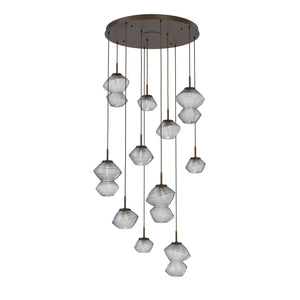 Hammerton Studio - CHB0089-11-FB-C-C01-L1 - LED Chandelier - Mesa - Flat Bronze